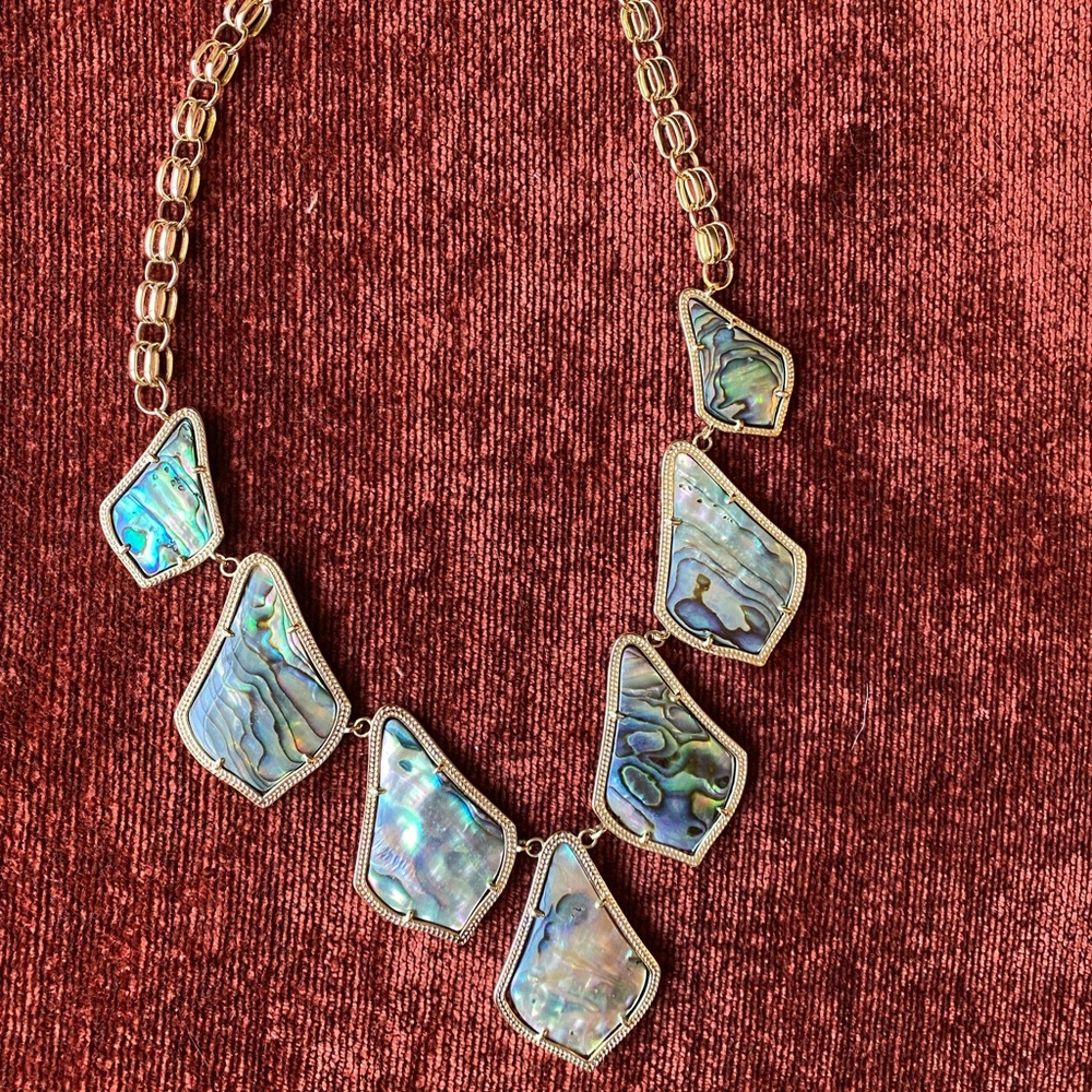 Kendra Scott Abalone shell Necklace
